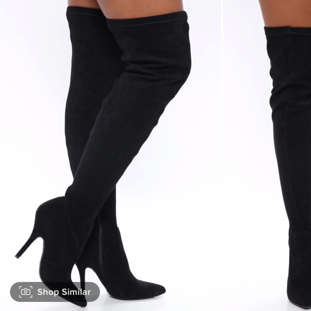Fashion Nova Thigh high boots